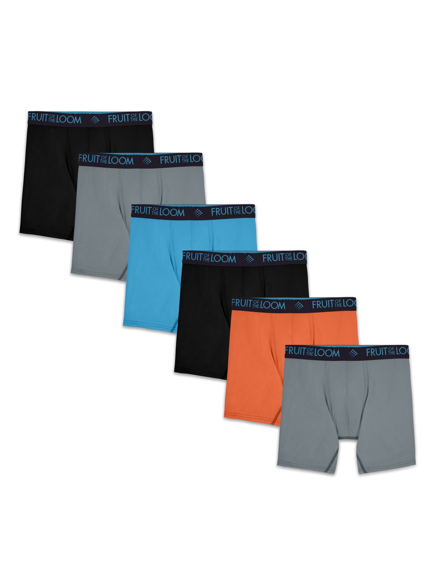Fruit of the Loom Men's 3+3 Bonus Pack Breathable 4-Way Stretch Micro ...