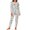 1-White, variant on CLOISE Womens Pajama Sets Long Sleeve Valentines Pjs Sets Pockets Tops and Pant Heart Lounge Set 2 Piece Loungewear White