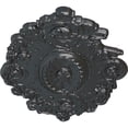 thumbnail image 3 of 30 1/2"W x 20"H x 1 1/2"P Strasbourg Ceiling Medallion Pewter Finished, 3 of 4