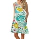thumbnail image 2 of Elegante mujer sin mangas Rounk cuello verano cómodo bolsillos de impresión Casual vestido de tanque suelto OAVQHLG3B Store lin121212, 2 of 5