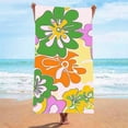 thumbnail image 1 of Camisones sin mangas con estampado de verano para mujer, batas de baño, toallas de playa, batas de poliéster, 1 of 4