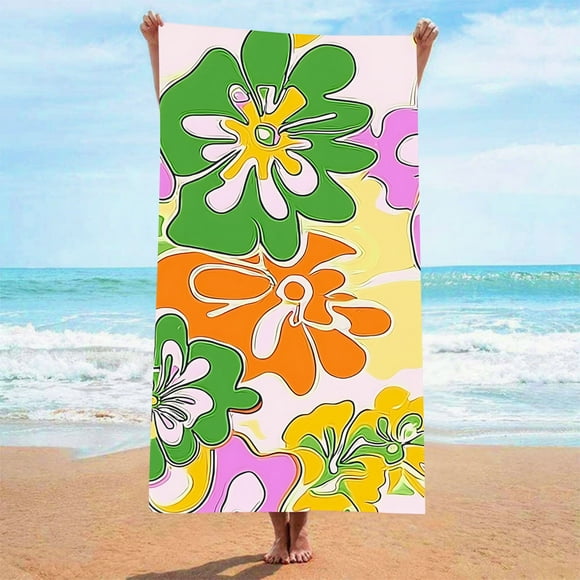 Camisones sin mangas con estampado de verano para mujer, batas de baño, toallas de playa, batas de poliéster