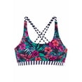 thumbnail image 5 of LASCANA Women's Cross Back Scoop Bikini Swimsuit Top Bra Sizing Band, 5 of 6