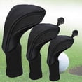 thumbnail image 3 of Outdoor Golf Club Head Covers For Woods Long Interchangeable Golf Head Protective Cover 3pcs/set, 3 of 3