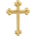 thumbnail image 2 of 14k Yellow Gold Cross Lapel Pin 14x9mm - .5 Grams, 2 of 2