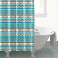 thumbnail image 4 of Waterproof Aztec Tribal Print Shower Curtain 72x72 Inch Boho Style Polyester Unique Shower Curtain for Bathroom Hotel Home Decor with 12 Plastic Hooks, 4 of 5