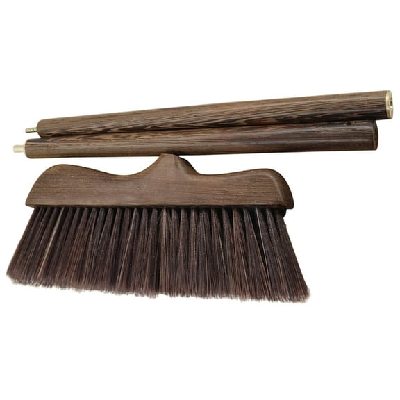Raindrops Long Handle Cleaning Broom Wood Light Brown 1Set