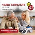 thumbnail image 2 of Monitor de presión arterial SmartHeart | Brazalete de amplio rango para la parte superior del brazo | Instrucciones y resultados audibles en inglés y español para personas con discapacidad visual | Me, 2 of 5