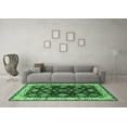 thumbnail image 3 of Ahgly Company Indoor Rectangle Oriental Emerald Green Industrial Area Rugs, 2' x 3', 3 of 4