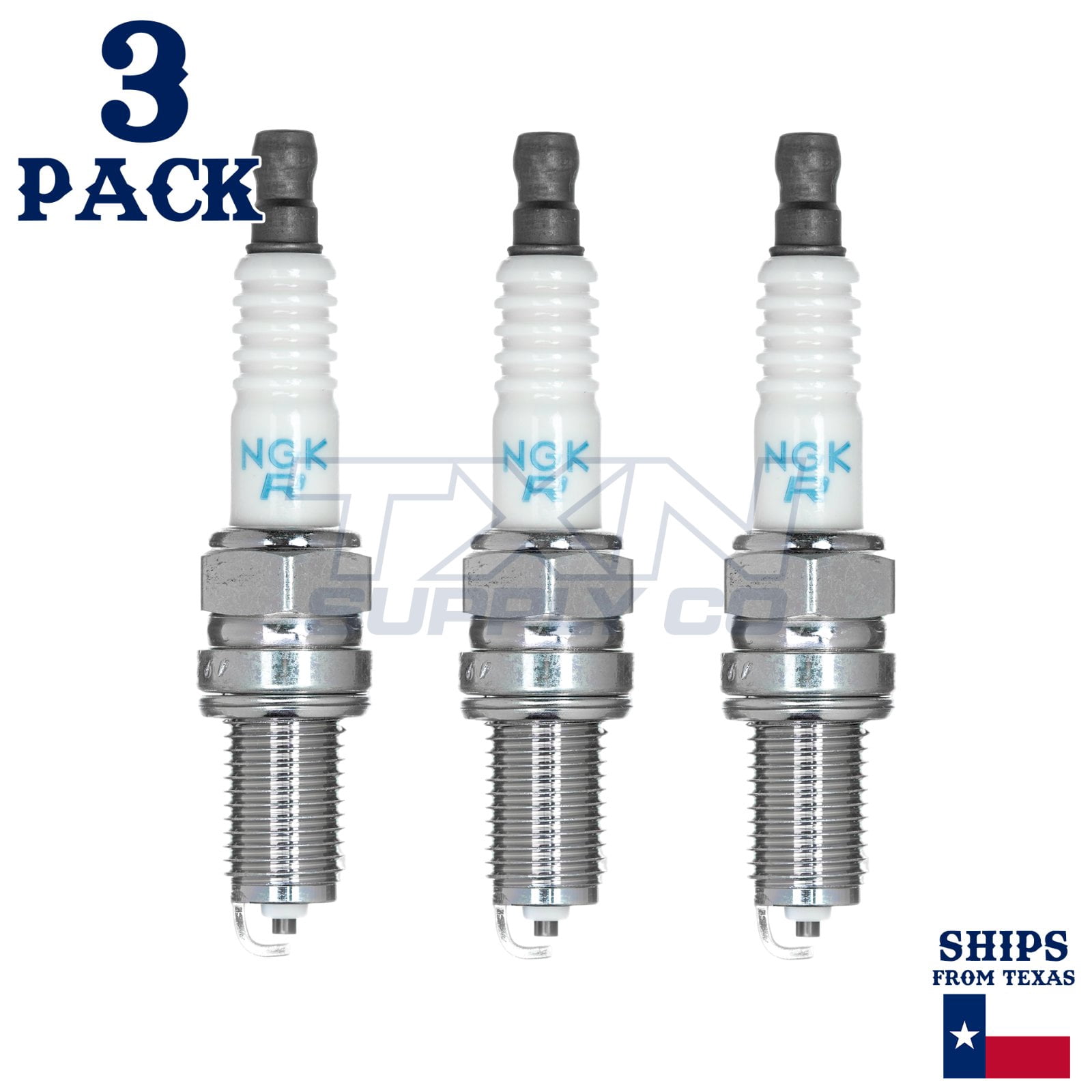 SeaDoo 300HP 1630cc GTX RXP RXT 300 2016-2022 NGK Spark Plug 3 Pack KR9E-G 93226