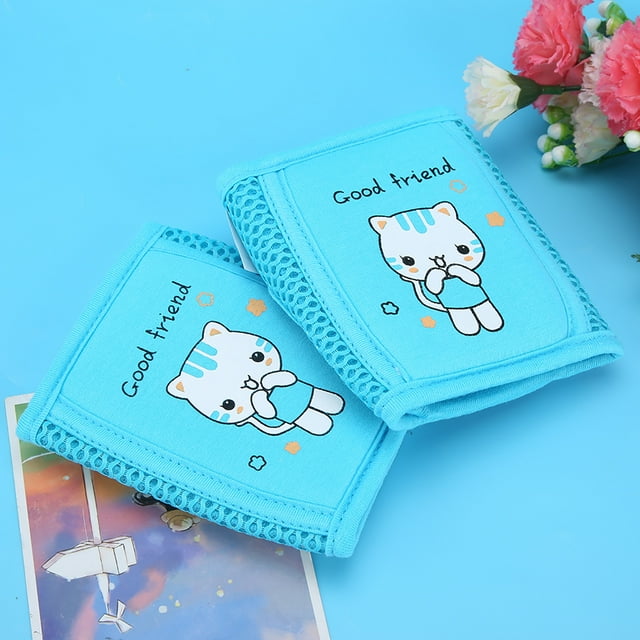Adjustable Kneepad, 1 Pair Baby Knee Pads Bright Colors Breathable Cartoon Pattern For Crawl Protection