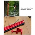 thumbnail image 4 of Mini soporte de lámpara plegable para acampar al aire libre, senderismo, barbacoa, farol, poste de luz Hugtrwg Para Estrenar, 4 of 6
