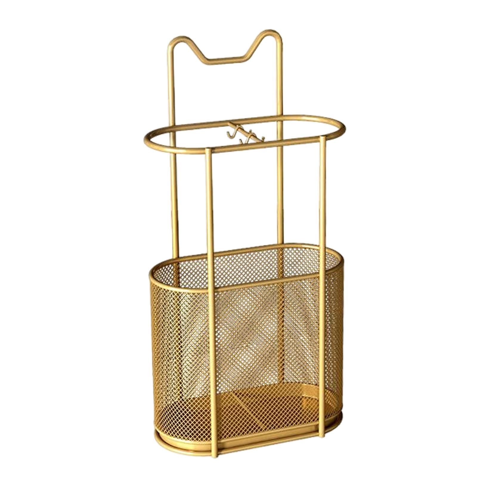 Portable Free Standing Umbrella Holder Bin Canes Walking Sticks Holder Umbrella Storage Rack for Entry Patio Household Hallway Office