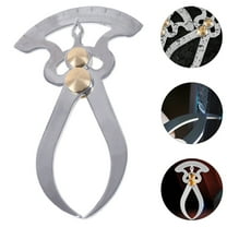 HOMOBABE 1Set Silver Square Caliper for Thickness Measurement Tool Outdoor Use