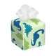 thumbnail image 1 of Balery Cute Dinosaur Blue Green Porta Pañuelos de Cuero con Estampado – Funda Moderna Cuadrada para Caja de Pañuelos, Dispensador 5x5x5'', 1 of 7