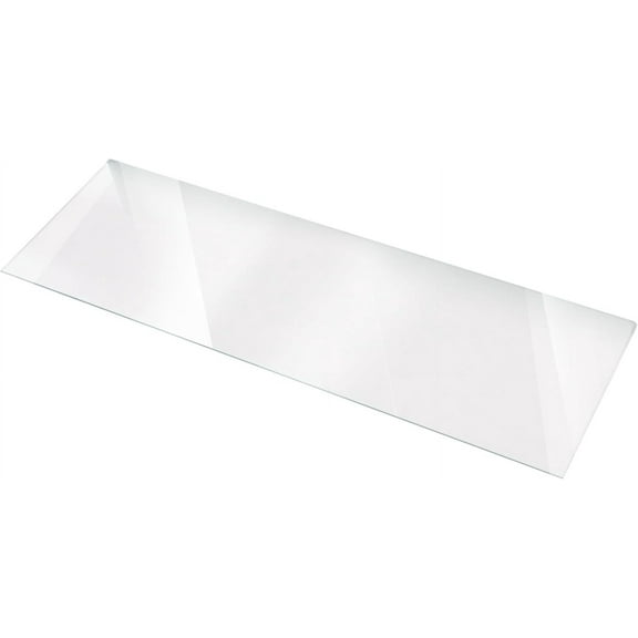 SSWBasics Tempered Glass Shelf - 14" W x 36" L x 3/16" - Set of 2