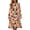 Multicolor 08, variant on Karymi Floral Print Crew Neck Long Sleeve Midi Dress, Gathered Empire Waist Loose Flowy Casual Spring Summer Vacation Sundress Spring Dresses for Women 2026