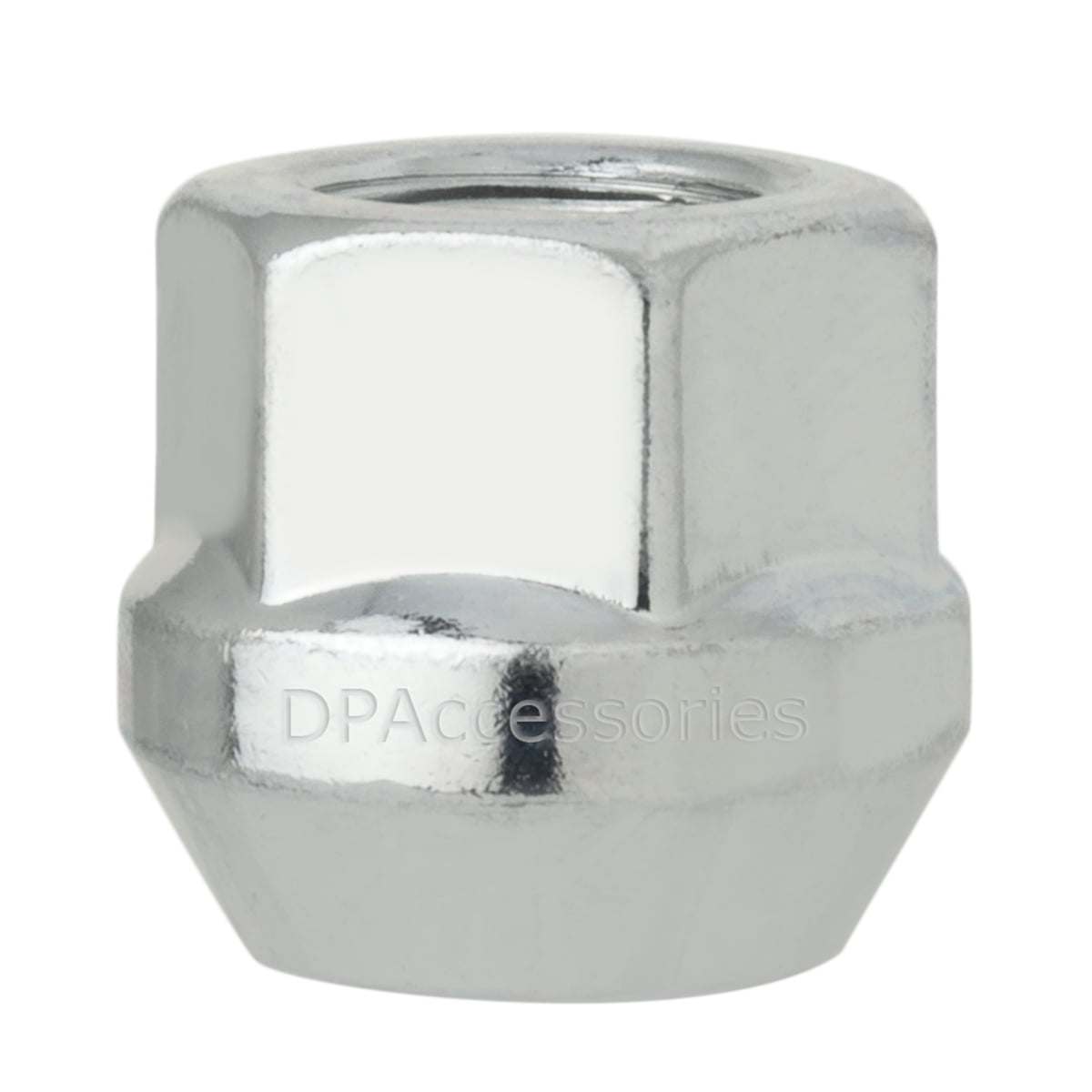 DPAccessories D2129-2308/32 32 Silver 14x2 Open End Bulge Acorn Lug Nuts for Aftermarket Wheels Cone Seat 