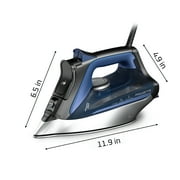 Rowenta Ultimate+ Steam Iron for Clothes, Powerful 1775W, Vertical Steam, Auto-Off, Black & Blue, DW8350U1