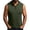 Army Green, variant on Men's Casual Sporty Hooded Sleeveless Vest, Breathable Solid Color Pullover for Spring Fall, Layering Piece,Army Green,L