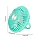 thumbnail image 3 of Ventilador Recargable Por Usb, Silencioso, Velocidad Ajustable, Portátil, Compacto y Ligero, Motor Silencioso, Multifuncional, Blanco, Rosa, Morado y Verde, 13 X 13 X 7 Cm., 3 of 7