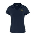 thumbnail image 2 of Women's Cutter & Buck Navy Notre Dame Fighting Irish Play Like A Champion Today Daybreak Eco Recycled V-Neck Polo, 2 of 3