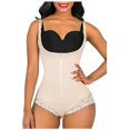thumbnail image 1 of SHAPERX Shapewear para mujer Control de barriga Fajas Colombianas Body Shaper Cremallera Busto abierto Body Zhivalor CQ490-4, 1 of 5