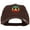Brown, variant on Rasta Peace Symbol Embroidered Unstructured Cap - Brown OSFM