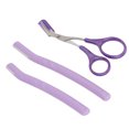 thumbnail image 4 of Kit De Recorte De Cejas, Portátil, Firme, Resistente, Tijeras Para Cejas, Afeitadoras De Acero Inoxidable ABS Para Viajes En Casa Para Principiantes ANGGREK Eyebrow Razor, 4 of 8