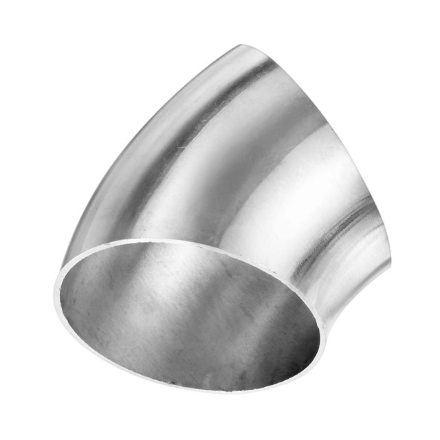Codo Uxcell OD 2.1 pulgadas 45 grados de acero inoxidable para sistema de escape modificado