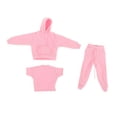 thumbnail image 1 of 1:12 Scale Solider Clothes Hoodie And Pants Solider Sports Suits for Action Figure , Pink, Multi, 1 of 8