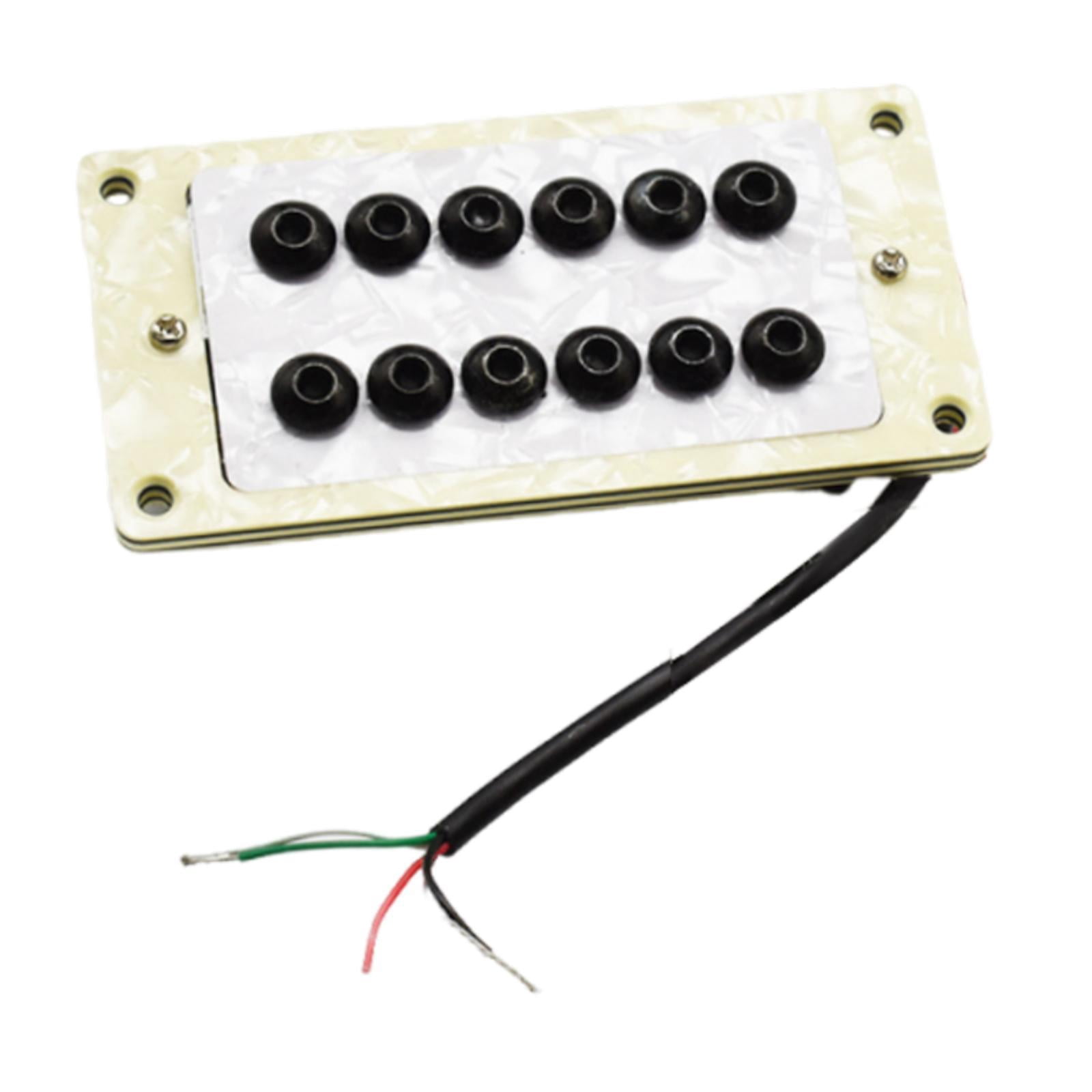 LeeQinersw Electric Guitar Humbucker Pickup Spare Part Replacement Compact Professional Easy to Install Musical Instrument Accessories Bridge