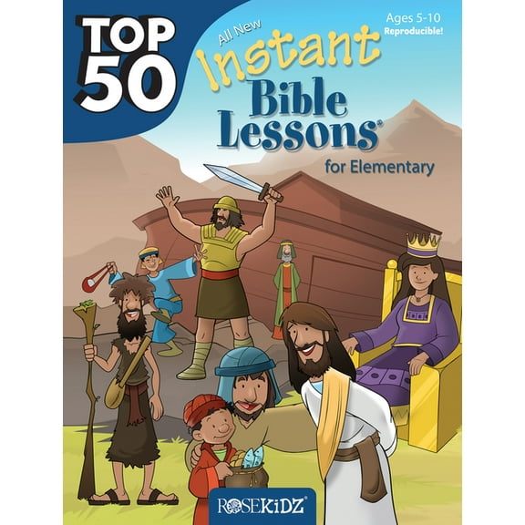 Top 50: Top 50 Instant Bible Lessons for Elementary with Object Lessons (Paperback)