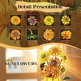 thumbnail image 3 of Juego de bloques de construcción Chanbrick Sunflower con jarrón Van Gogh, 1009 piezas, 3 of 7