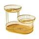 thumbnail image 1 of Canasta de frutas moderna, soporte para encimera, cesta de almacenamiento de alambre de metal. L oro, 1 of 9
