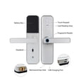 thumbnail image 3 of Tuya Biometric Fingerprint Smart Door Locker Hotel Keyless Entry Home Handle App Unlock Digital Intelligent Lock ,Smart and Convenient, 3 of 7
