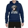 thumbnail image 2 of Wild Bobby, Pitbull to all the Haters Funny, Animal Lover, Unisex Graphic Hoodie Sweatshirt, Navy, XX-Large, 2 of 4