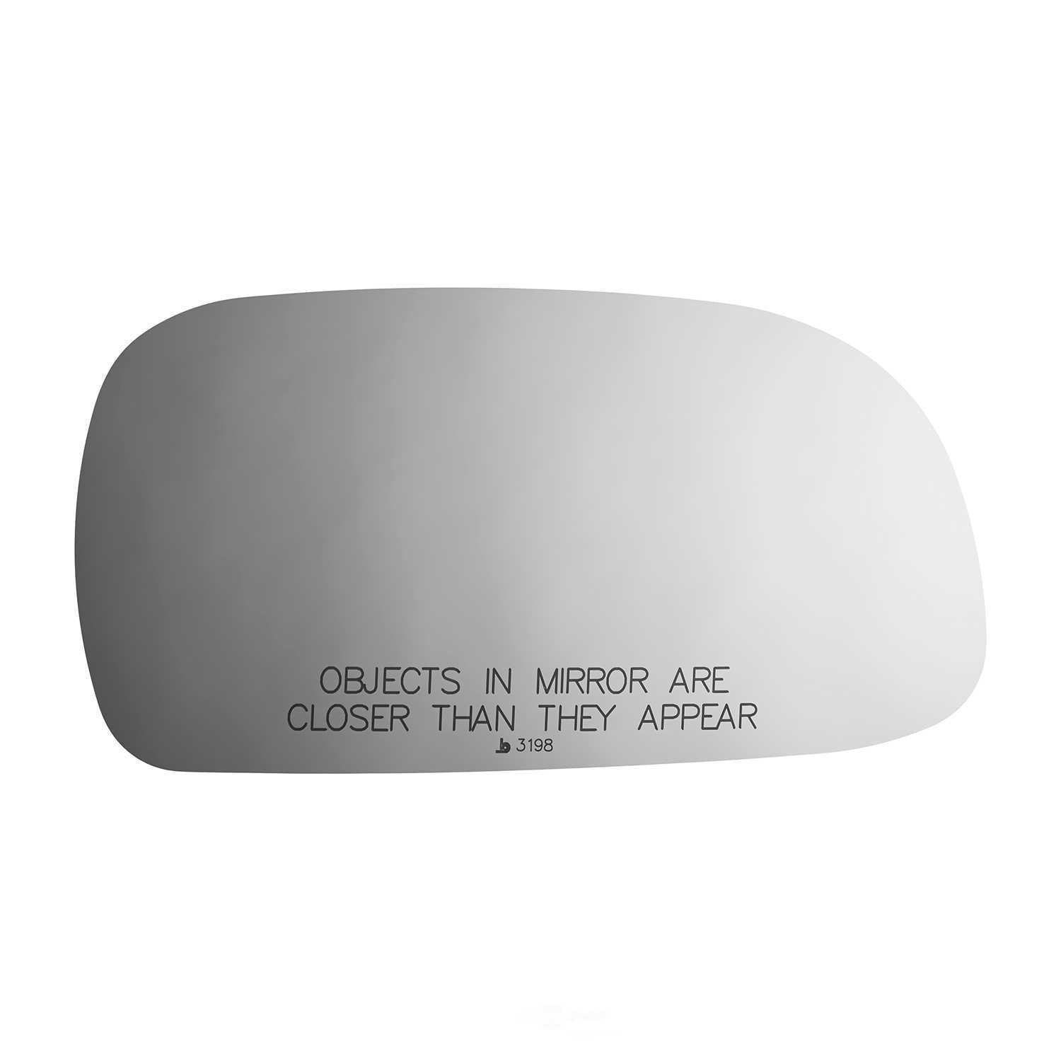 Burco Side View Mirror Replacement Glass - Clear Glass - 3198