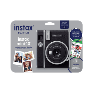 Fujifilm Instax Mini 40 Camera Blister Bundle with Bonus Film (10-pack of film)