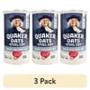 (3 pack) Quaker Steel Cut Traditional Oatmeal, Cook on Stove or Microwave, 30 oz Canister