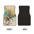 thumbnail image 2 of Fuzoiu Cartoon Dragonfly Art Print Carpet Floor Mats for Car,Car Foot Mat Set,Universal Fit 4 Piece Mat Pad Set,Fits Most Cars Trucks Vans Sedans SUV Auto Carpet Mat Se, 2 of 7