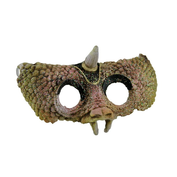 Halloween Masque Texturé Reptilien Corned