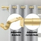 thumbnail image 2 of Barras de cortina GEEBOBO, doradas, ajustables, resistentes, de 1 a 3 m, para ventana, 2 of 6