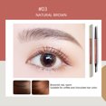 thumbnail image 1 of Lápices de cejas para mujer, lápiz de cejas, maquillaje, lápiz de cejas de doble cabezal giratorio, fino, de larga duración, sin maquillaje., 1 of 2