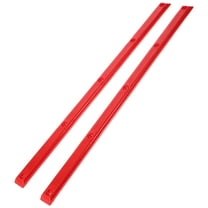 STRANDCHIC Professional Skateboard Rib Bone Red Plastic 2Pcs for Deck Protection