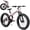 Pink, variant on QARSWA 26" Folding Fat Tire Mountain Bike, Adult Bicycle, 21-Speed, Dual Disc Brakes, Front Suspension, Black