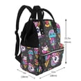 thumbnail image 2 of Disketp Cat Icecream Mochila de Pañales de Gran Capacidad con Múltiples Bolsillos, Mochila de Viaje Multifuncional para Bebé, Unisex, Moderna y Resistente, 2 of 6