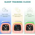 thumbnail image 3 of Kids Alarm Clock, Time to Wake Clock Toddlers Sleep Training Clock with Night Light Sound Machine Nap Timer, Cute Digital Clock for Kids Boy Girl, Christmas Birthday Gift, Pink, 3 of 6