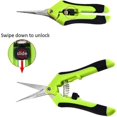thumbnail image 4 of Garden Pruning Shears, Professional Gardening Scissors, High Point Precision Pruning Shears, Stainless Steel Straight Blade Pruning Shears, Hand for B, 4 of 5