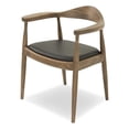 thumbnail image 1 of Ashcroft Eva Mid-Century Modern Dining Chair, Black (Set of 1), 1 of 5